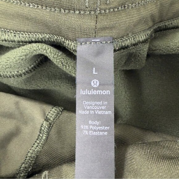 Lululemon Grid Tech Pant Dark Olive Men's Large - Picture 10 of 13